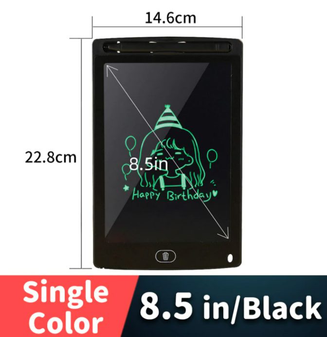 Black 8.5in Single