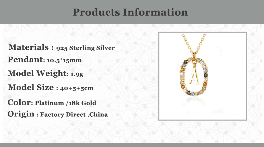 ANDYWEN 925 Sterling Silver Gold Necklace