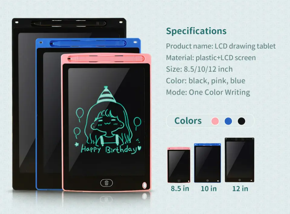 LCD Drawing Tablet Writing Board For Children