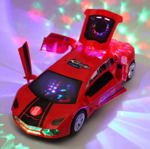 Police Dancing Car Red