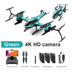 V10 Rc Mini Drone 4k Green