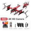 V10 Rc Mini Drone 4k Red