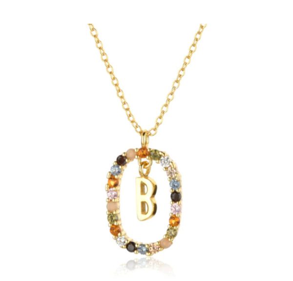 Untitled-1ANDYWEN 925 Sterling Silver Gold B-Gem