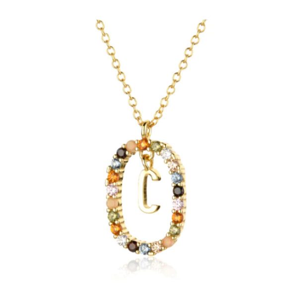 Untitled-1ANDYWEN 925 Sterling Silver Gold C-Gem