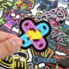 WM00-0043 Neon Styles Stickers