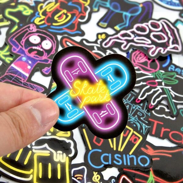 WM00-0043 Neon Styles Stickers