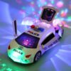 Police Dancing Car White