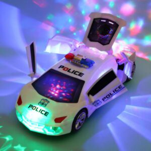 Police Dancing Car White