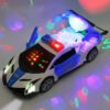 Police Dancing Car white-blue