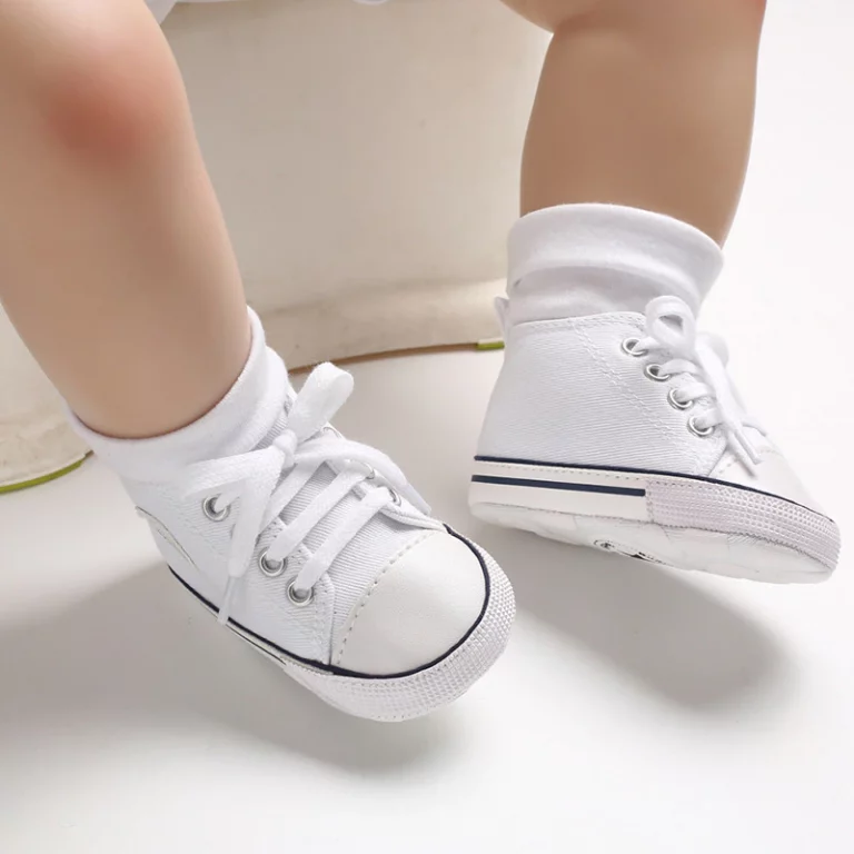 MUPLY M12 Baby Canvas Classic Sneakers - White