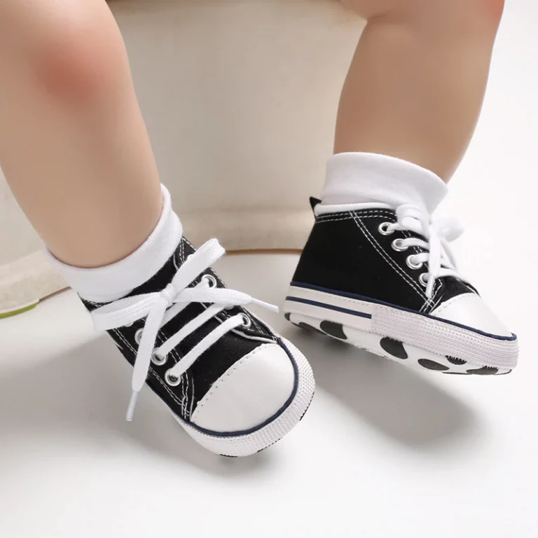 MUPLY M12 Baby Canvas Classic Sneakers - Black