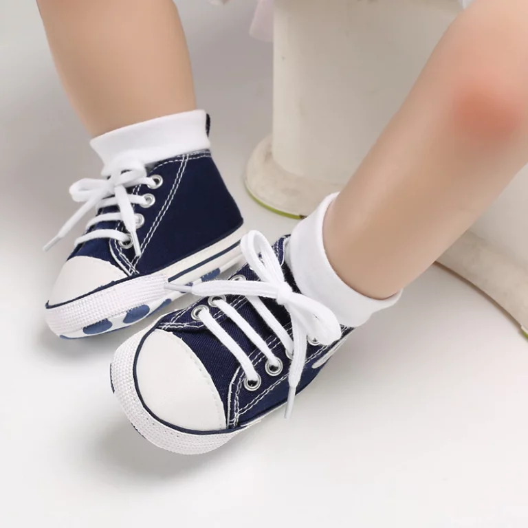 MUPLY M12 Baby Canvas Classic Sneakers - Navy