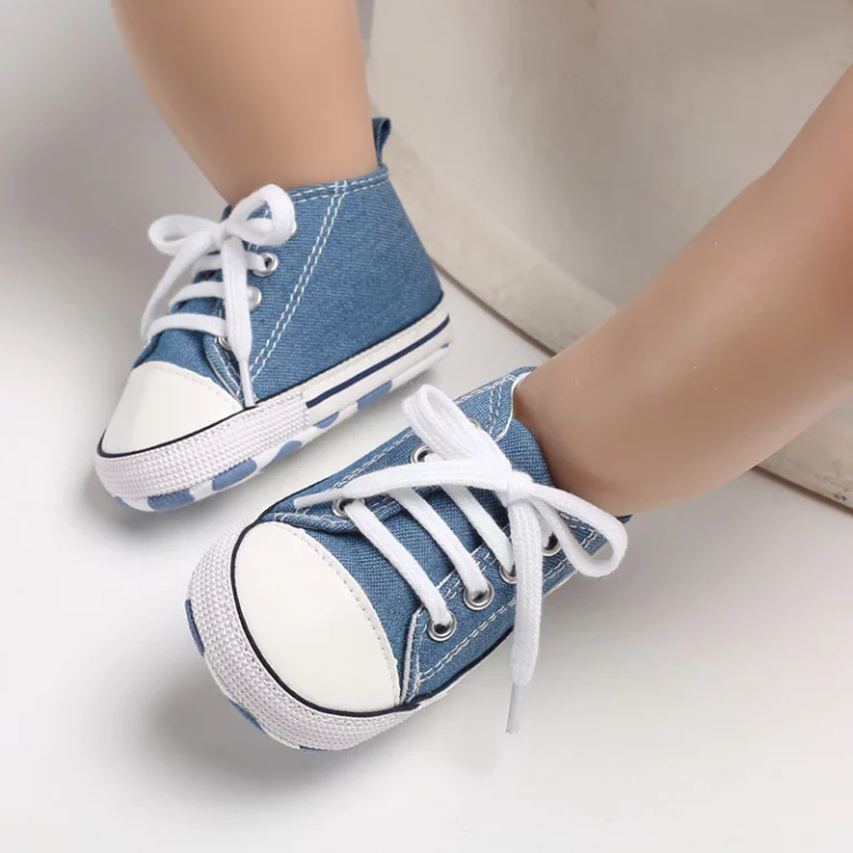 MUPLY M12 Baby Canvas Classic Sneakers - Denim