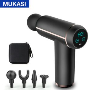 MUKASI LCD Display Massage Gun - Black