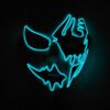 YEAHUI EL LED Mask Cosplay Blue