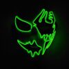 YEAHUI EL LED Mask Cosplay Green