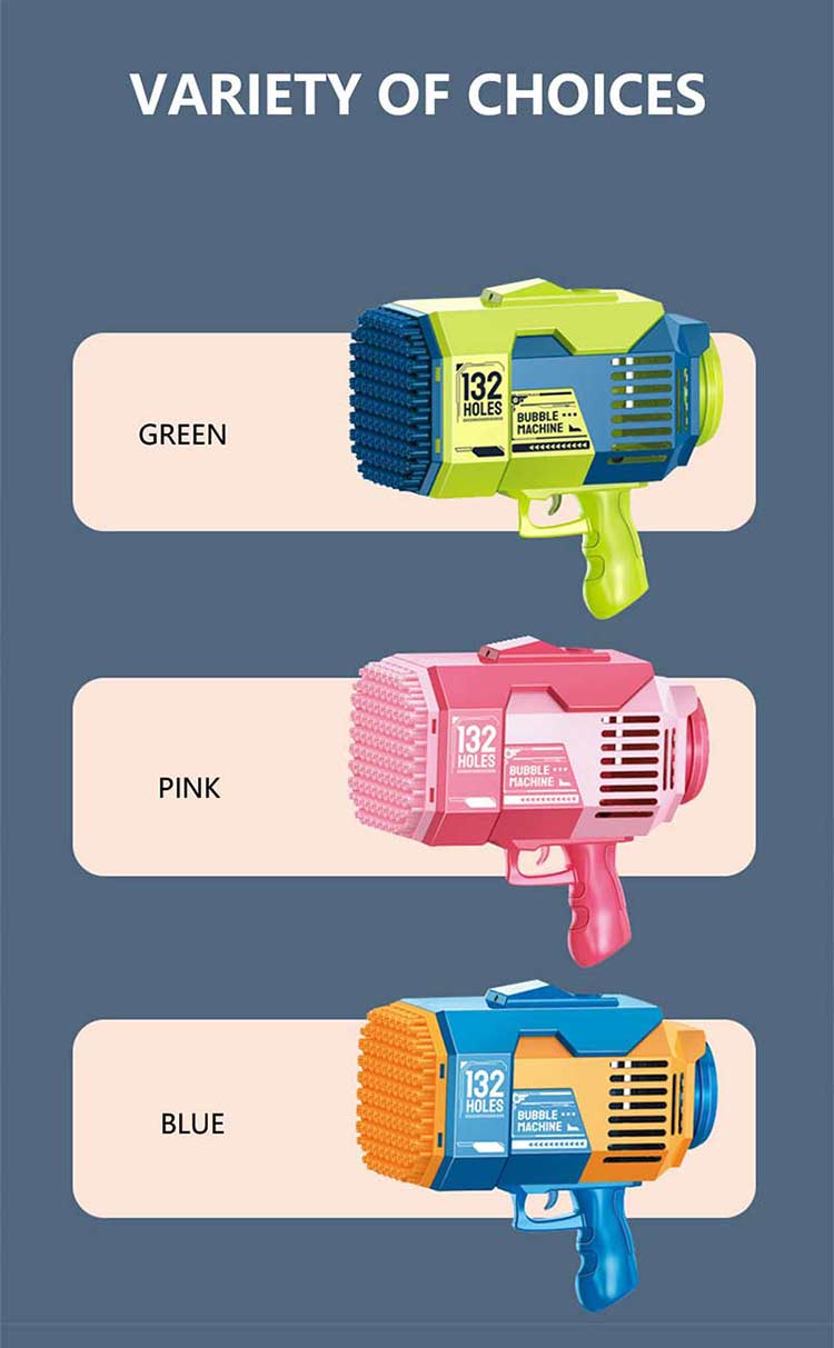 SONGYI 132 Hole Bubble Machine Gun