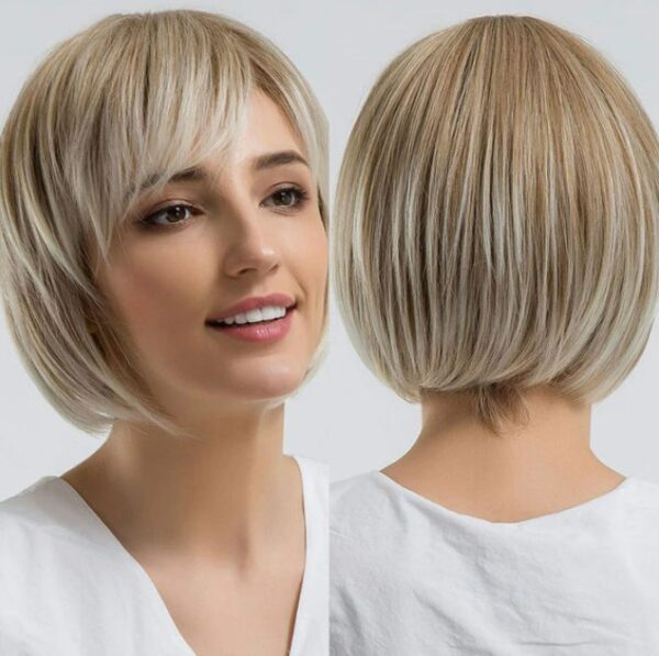 GEMMA Short Straight Bob Synthetic Wigs - Image 5