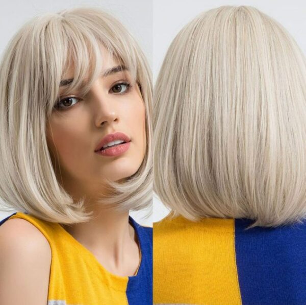 GEMMA Short Straight Bob Synthetic Wigs - Image 8