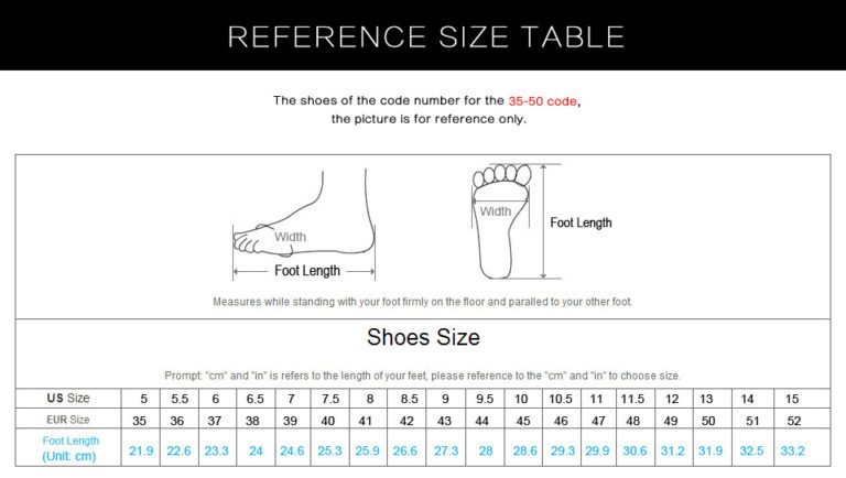 BONA 35149 Men Fashion Sneakers Size Chart