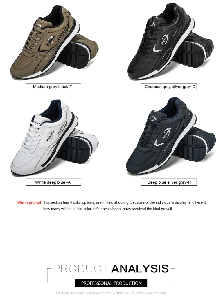 BONA 35769 Leather Men Sneakers