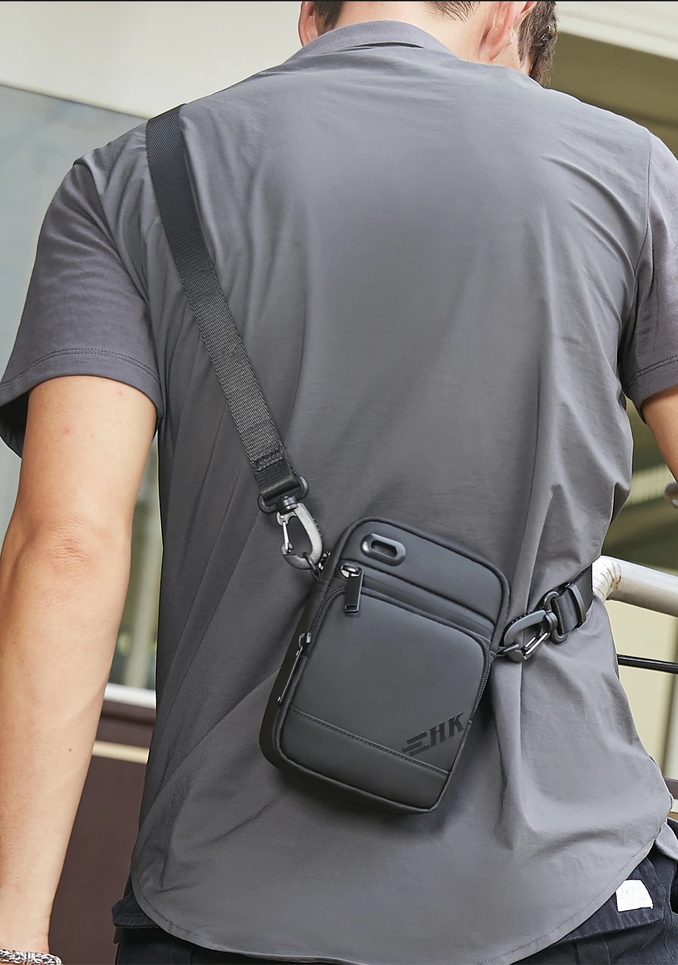 HK 5873TB Luxury Men Shoulder Bag