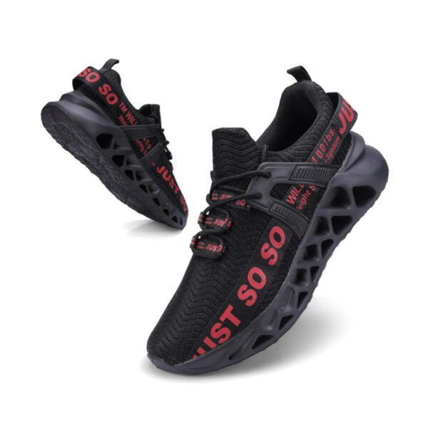 Black-Red Just So So Sneakers
