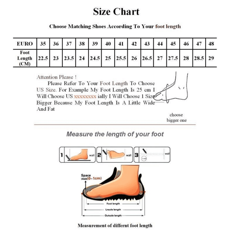 Castaway C9062 Size Chart