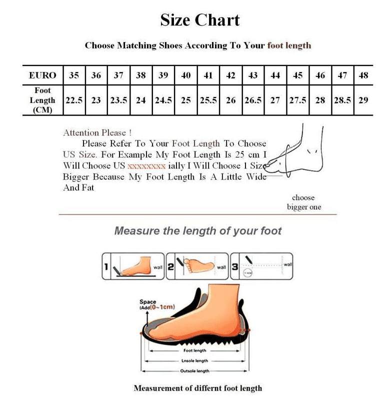 Castaway C9062 Size Chart