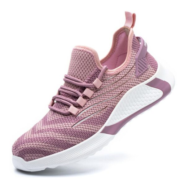 MJYTHF FZ-55 Men Work Safety Shoes Pink