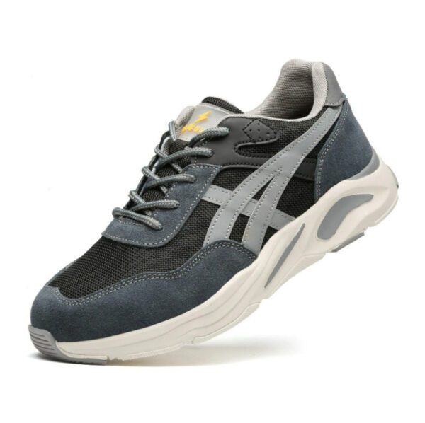 PHLIYXUAN 529 Men Working Shoes Grey