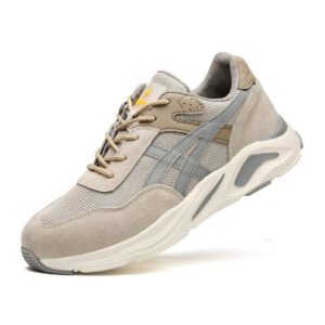 PHLIYXUAN 529 Men Working Shoes Khaki