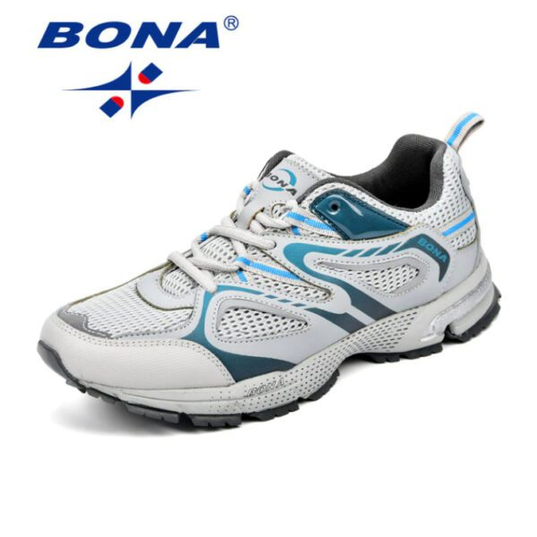 BONA 34870 Running Shoes Light Gray Lake Blue