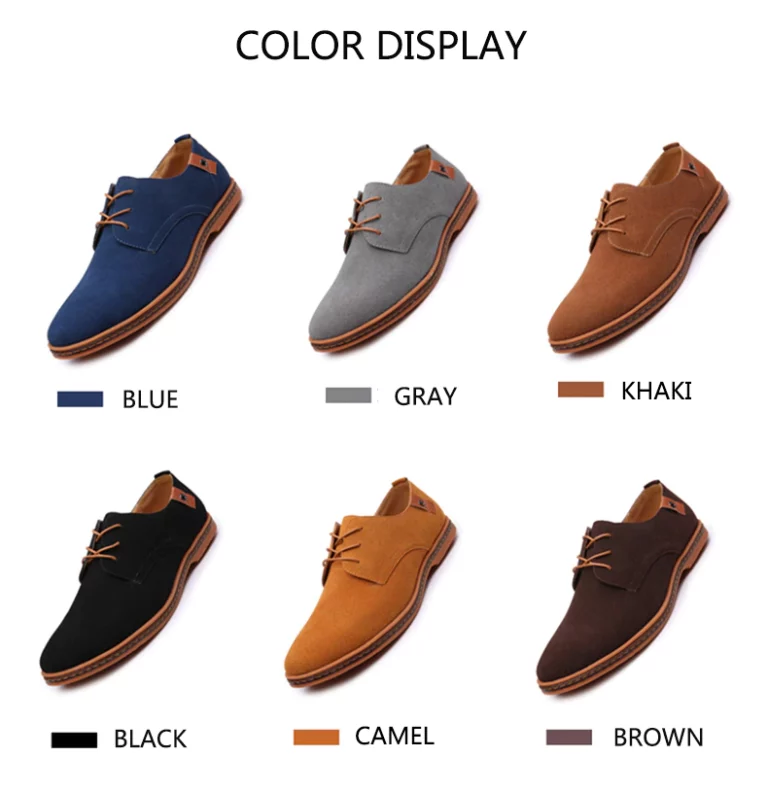 Pasha Shoes PS1126 Men Oxford Casual Shoes Classic Sneakers