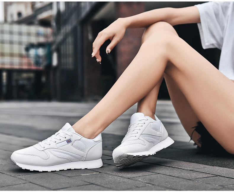 Pasha Shoes PS4140 Men Sneakers Mesh Casual Shoes White