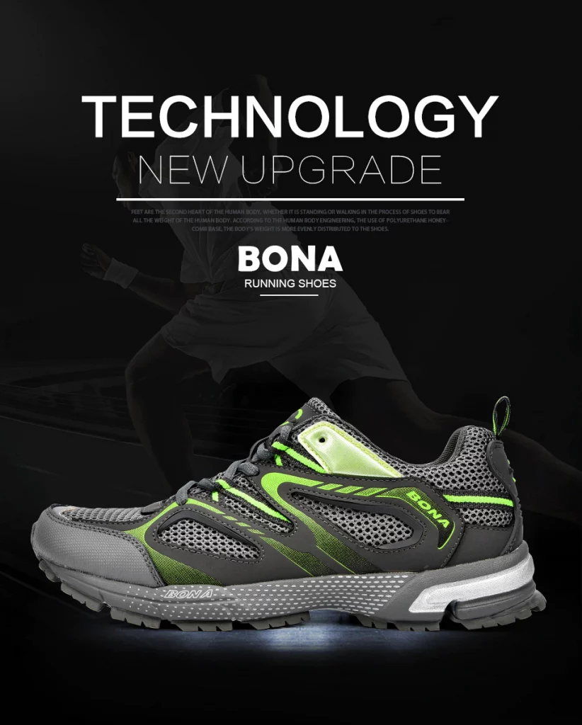 BONA 34870 Men Running Shoes