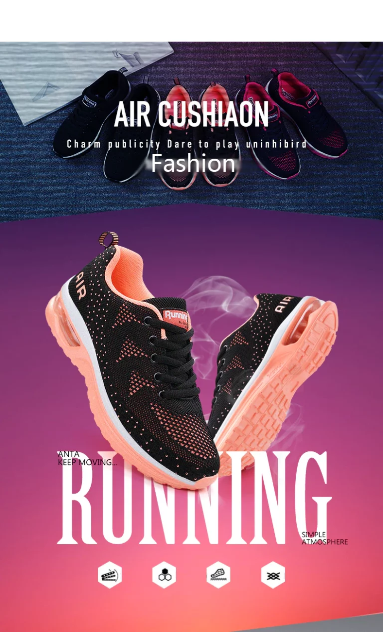 Running Air Men's Lightweight Athletic Running Shoes