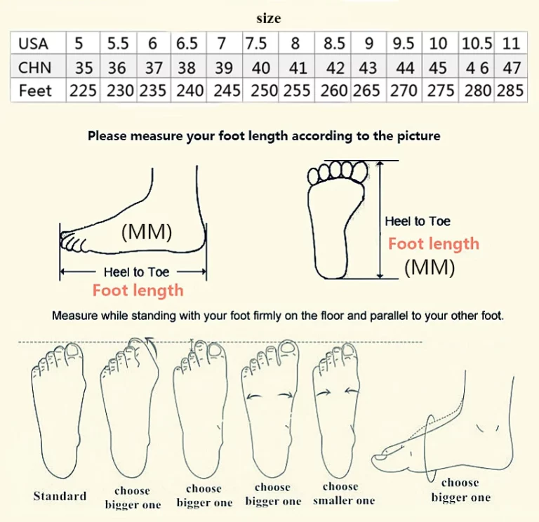 T-Mix Men's Leather Formal Shoes Business Footwear Size Chart