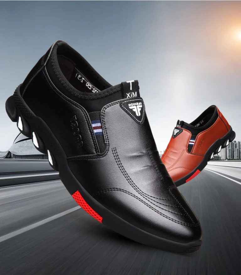 T-Mix Men's Leather Formal Shoes 