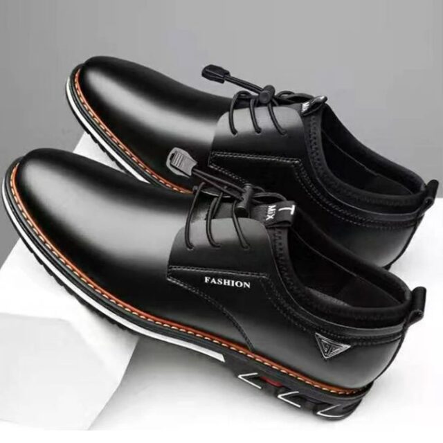 T-Mix TS77 Men's Leather Formal Shoes Auburn feapic01