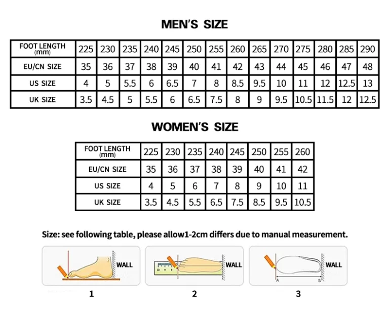 Tulldent D6002 Size Chart