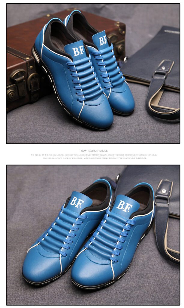 B.F. Men Shoes Casual Sneakers Skyblue