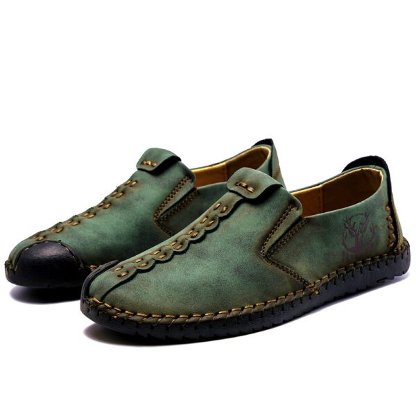Flyland FL2 Men's Handmade Leather Shoes Dark Cyan