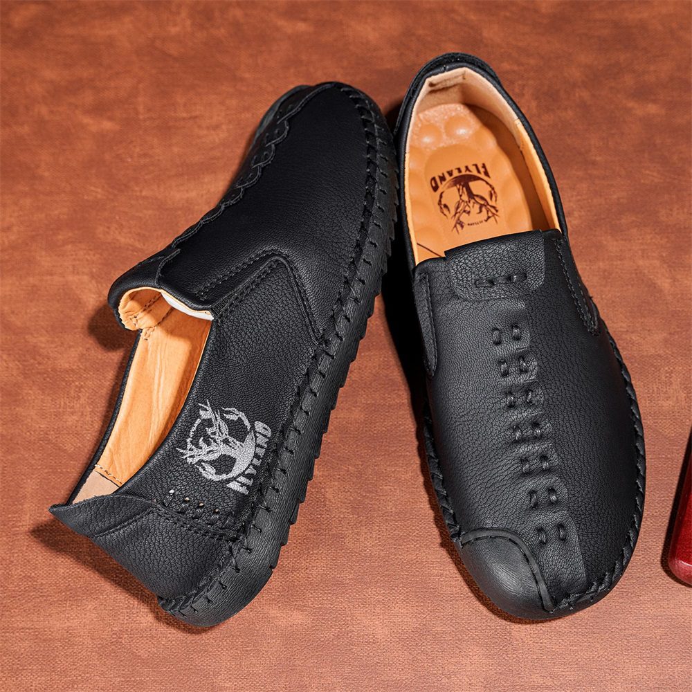 Flyland FL2 Men's Handmade Leather Shoes Black