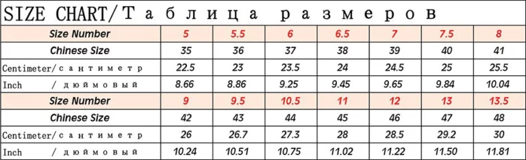 Salkin SK93 Handmade Men Leather Ankle Boots Size Charts