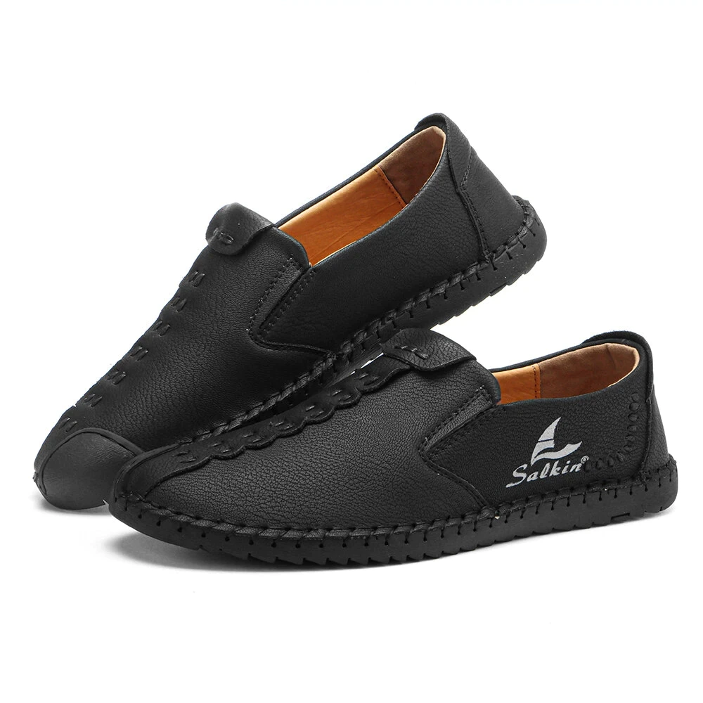 Salkin SK95 Handmade Men Leather Shoes Black