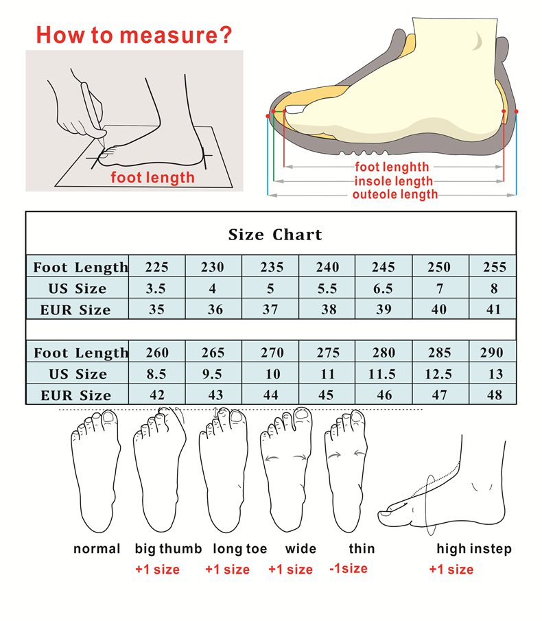 Shan Ta ST112 Size Chart