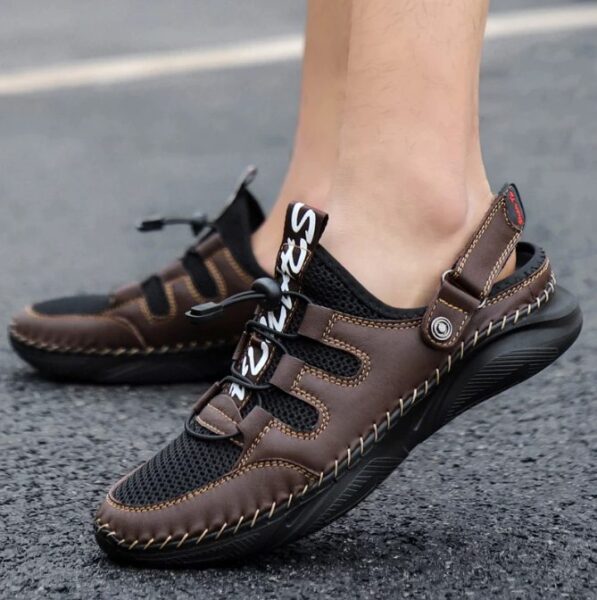 Shan Ta ST112 Mens Leather Sandals - Image 5