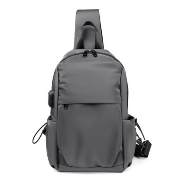 Suutoop Small Black Sling Crossbody Backpack Shoulder Bag Gray