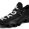 XIDISO Mens Running Shoes Black
